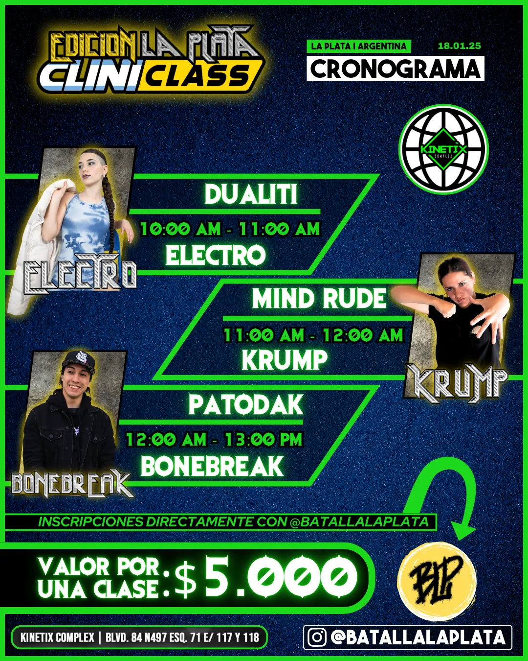Cronograma CliniClass La Plata 2025
